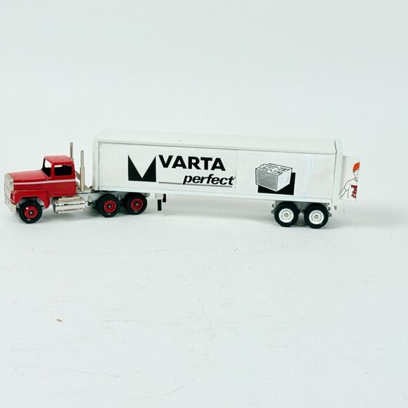 Winross Varta Perfect Promo Diecast Truck 1:64 Scale Red/White Vintage - Picture 4 of 8